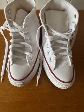 Converse All Star blancas altas