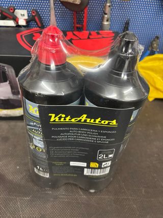 Kit Pulidora mas pulimentos y boinas carrocería