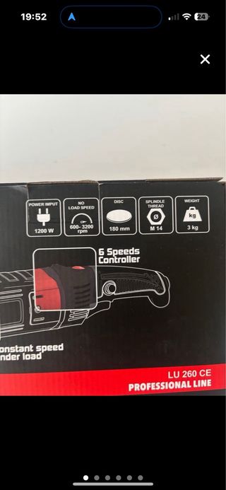 Kit Pulidora mas pulimentos y boinas carrocería