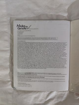 MAKE THE GRADE 1 BACHILLERATO