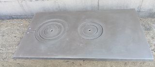 Cocina Leña Lacunza- Negra y Dorada