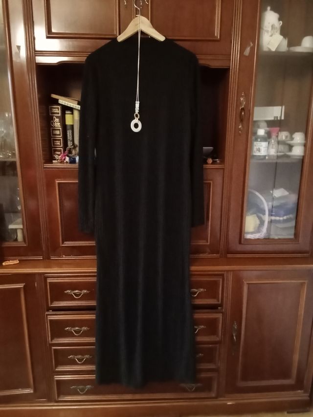 Vestido largo negro sirena