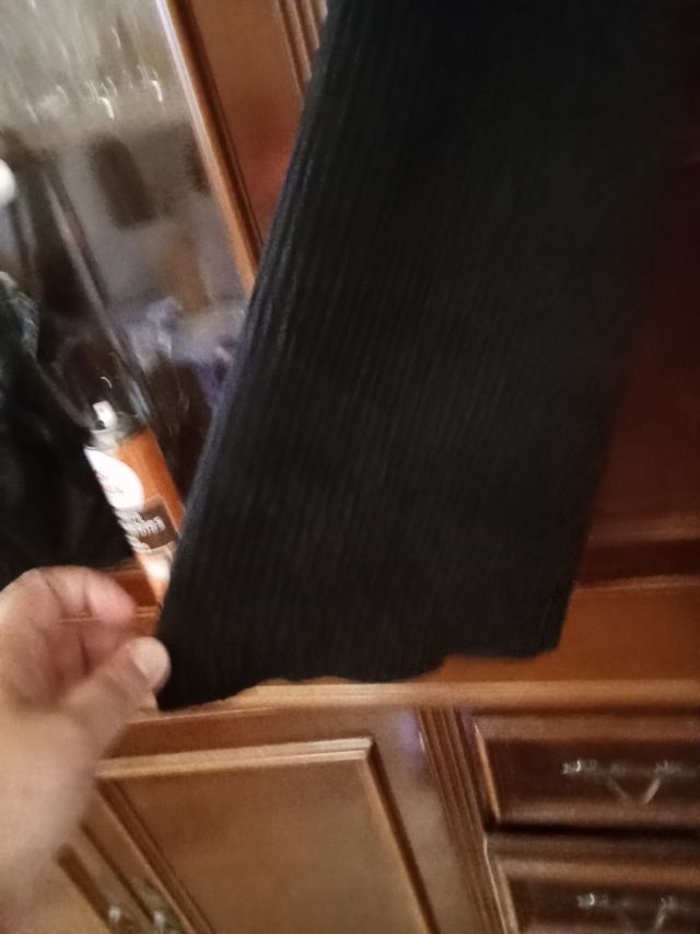 Vestido largo negro sirena