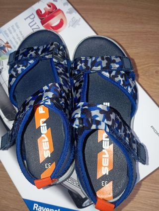 Sandalias niño On Five - Azul talla 33