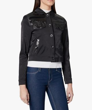 Cazadora negra mujer - Talla L