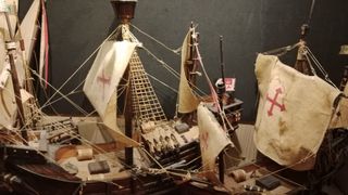 Maqueta barco las tres Marías.