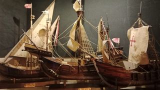 Maqueta barco las tres Marías.