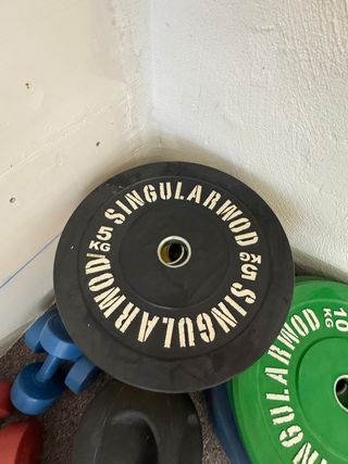 Dos discos olímpicos SingularWod 5kg - 2uds