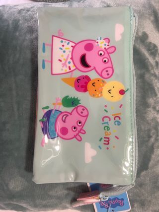 Estuche Peppa Pig helados