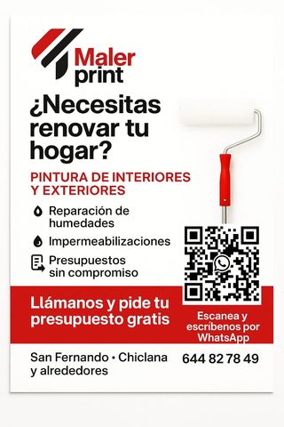 PINTOR PROFESIONAL · INTERIORES Y EXTERIORES 