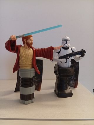 Statuette Star Wars Obi-Wan & Clone Trooper