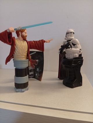 Statuette Star Wars Obi-Wan & Clone Trooper