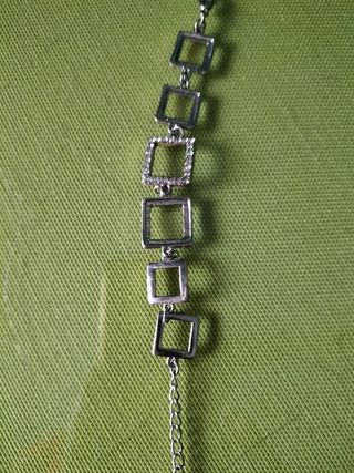 Pulsera Plata - Eslabones cuadrados