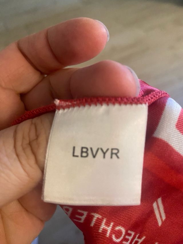 Sciarpa Daniel Hechter rossa e bianca