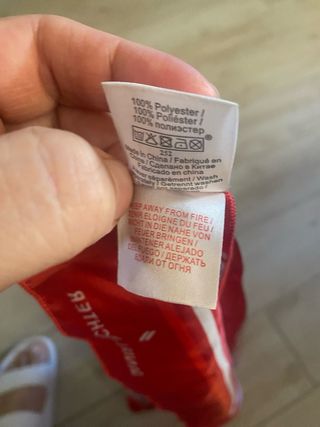 Sciarpa Daniel Hechter rossa e bianca