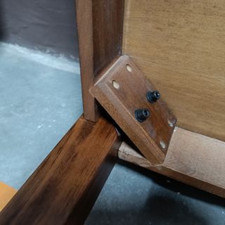 Mesa de comedor extensible de madera