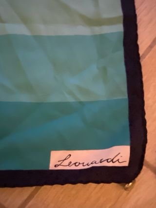 Foular Leonardi blu e azzurro