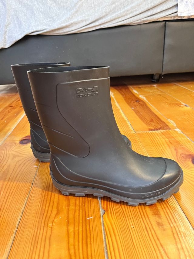 Botas lluvia negras niño talla 33