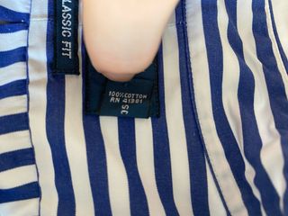 Camisa Polo Ralph Lauren rayas azul-blanca
