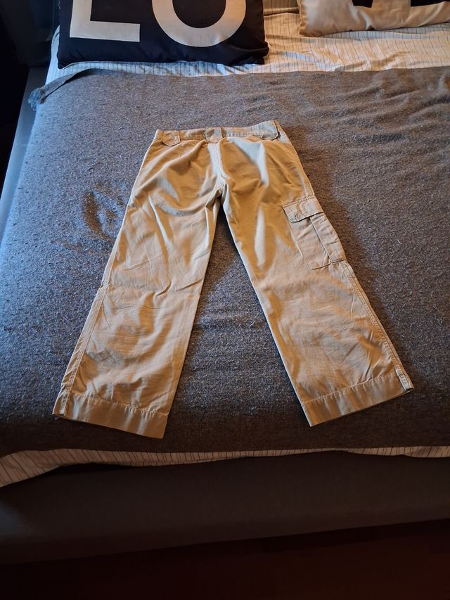 Pantaloni cargo beige