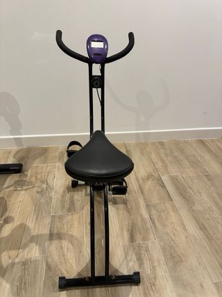 Bicicleta estática plegable