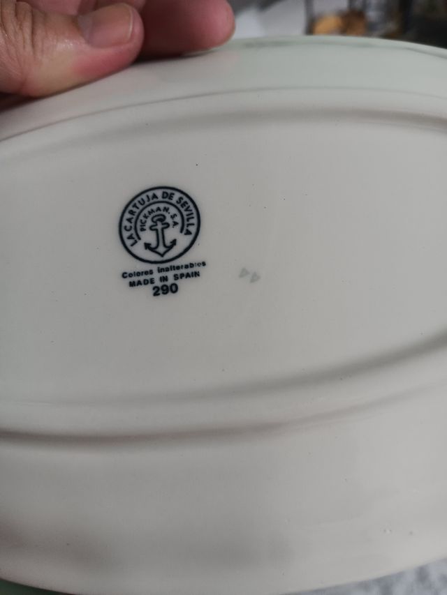 Vajilla La Cartuja - Flor de lis