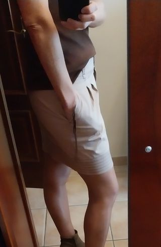 Mini Falda marrón
