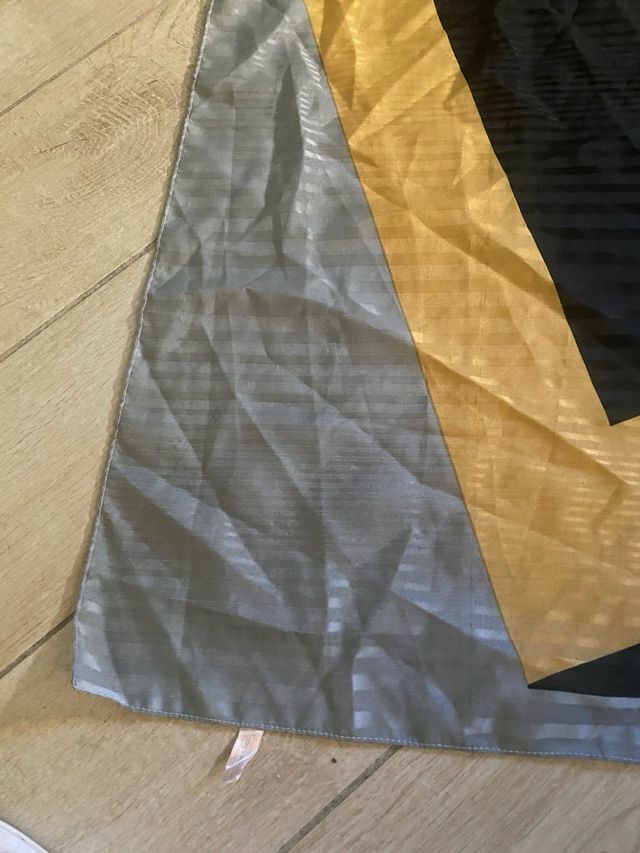 Foulard giallo senape e nero