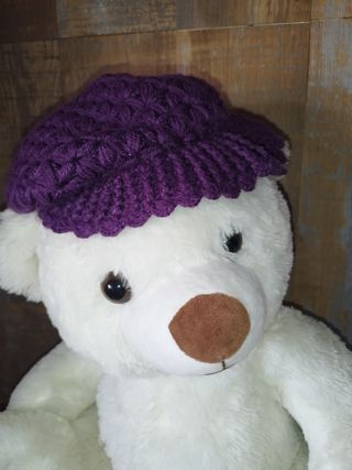Gorro y bufanda lana - burdeos 