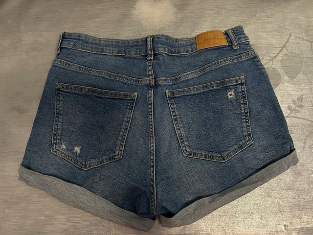 Pantalon corto vaquero azul