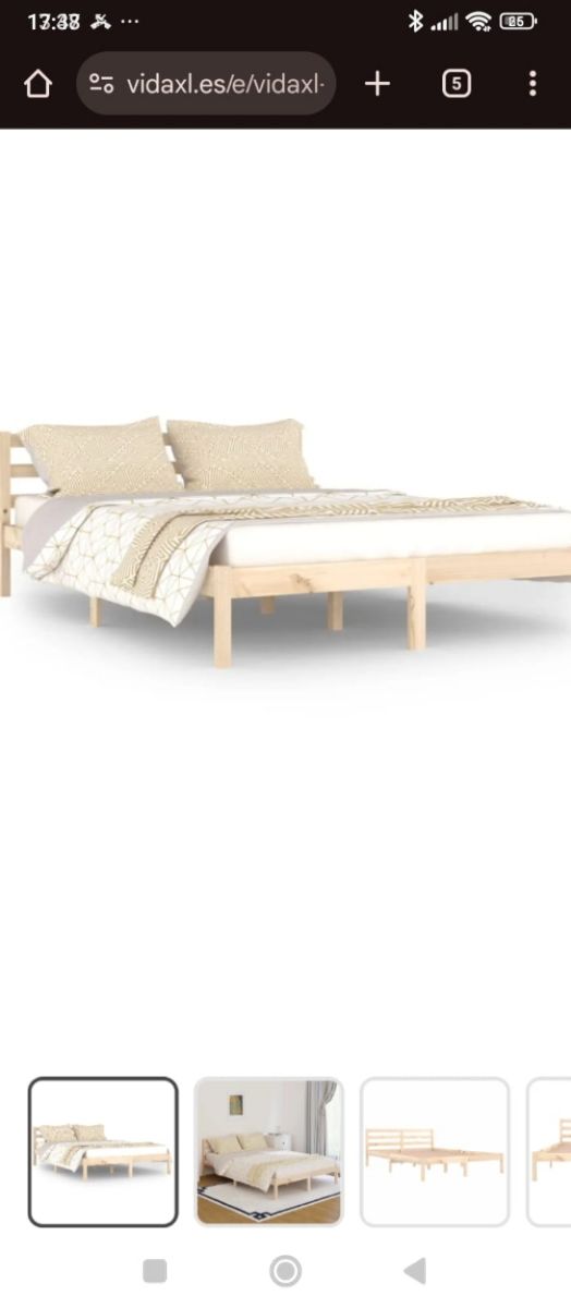 cama de madera