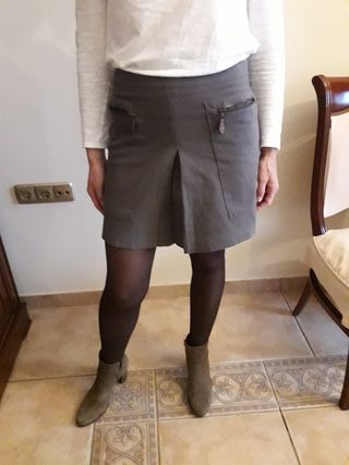 Minifalda color topo Zara - Talla S