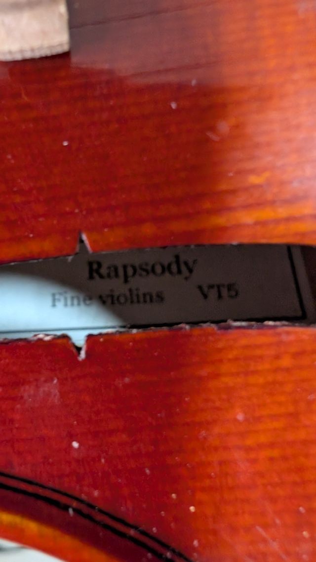 Violín/ Viola Rapspdy VT5 con funda.