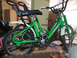 Bicicleta Motoretta Infantil Verde