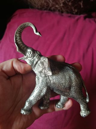 Escultura metal elefante 