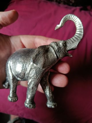 Escultura metal elefante 