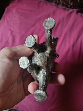 Escultura metal elefante 
