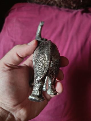 Escultura metal elefante 
