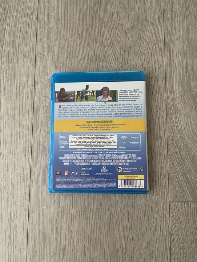 Blu-ray Los Becarios (Owen Wilson)