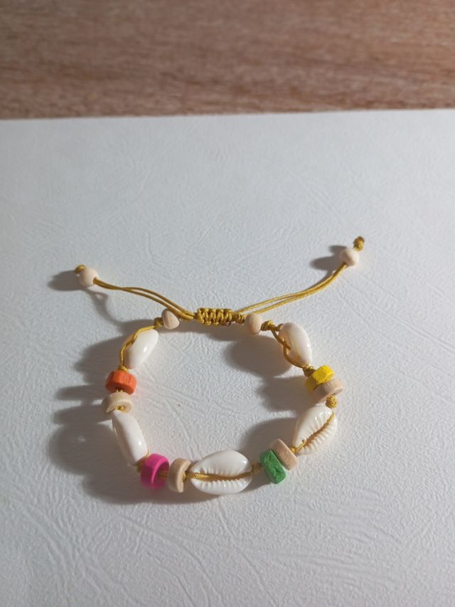 Pulsera conchas - multicolor