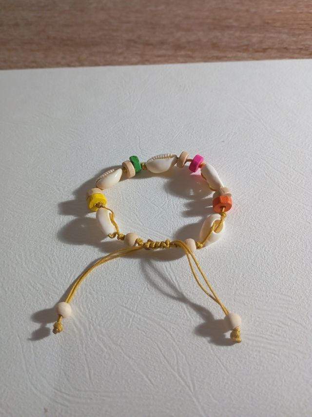 Pulsera conchas - multicolor