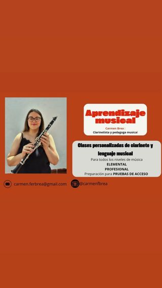 clases particulares clarinete y lenguaje musical