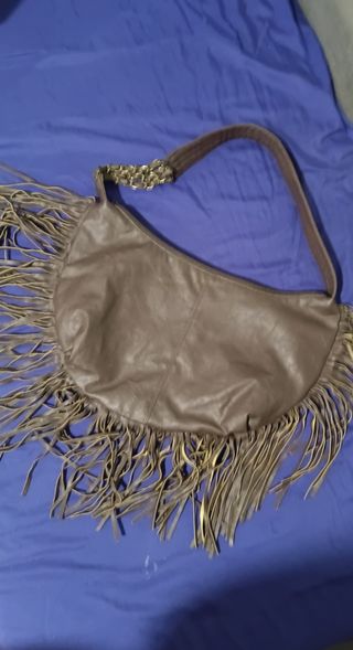 Bolso marrón flecos Coachella