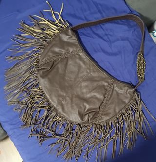 Bolso marrón flecos Coachella