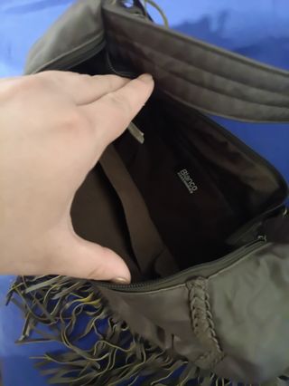 Bolso marrón flecos Coachella