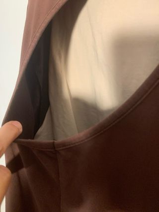 Vestido premamá marrón Baobabs talla S