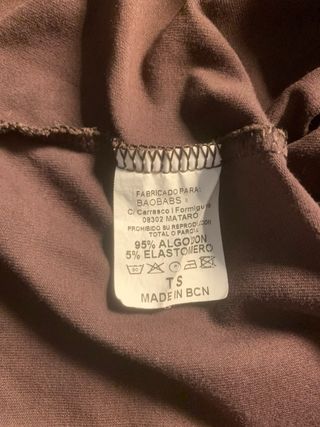 Vestido premamá marrón Baobabs talla S