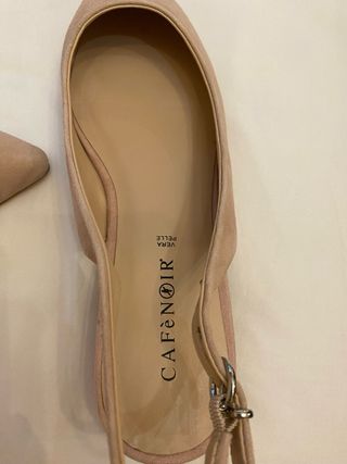 Zapatos CafeNoir beige,talla 38