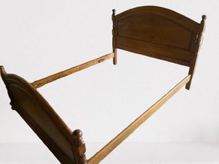 Estructura cama madera maciza