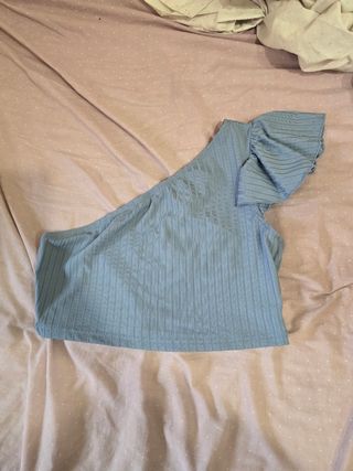 Top azul Shein